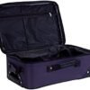 Rockland Fashion Expandable Softside Upright Luggage Set, Purple, 2-Piece (14/19) - Image 10
