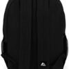 Everest Luggage Backpack with Front and Side Pockets, Black, Large - Image 4