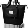 Intrbleu Large Capacity Folding Travel Bag, Foldable Travel Bag with Dry/Wet Separation, Upgrade Waterproof Carry on Bag - Image 7
