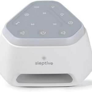 Brown Noise Machine with Night Light - White Noise Maker - Portable Sleep Sound Machine for Baby Kids Adult - Travel Baby Soother - Include Pink Noise Thunderstorm Ocean Rain Nature Sound & Fan Noise