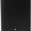 Kate Spade Staci Leather Passport Holder, Crush Proof, Black