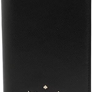 Kate Spade Staci Leather Passport Holder, Crush Proof, Black