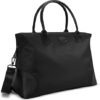 ECOSUSI Duffle Bag Weekender Bag Nylon Overnight Bag Travel Tote Carry On Bag with Trolley Sleeve for Travel, Sports
