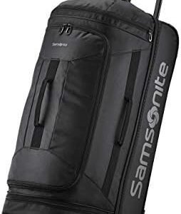 Samsonite Andante 2 Wheeled Rolling Duffel Bag, All Black, 28-Inch