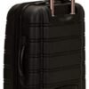 Rockland Melbourne Hardside Expandable Spinner Wheel Luggage, Black, Carry-On 20-Inch - Image 4