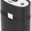 2x18650 DIY Power Bank, Safe Fashionable Portable Reliable USB Power Bank Lightweight Universal for Smartphone (Black) - Image 9