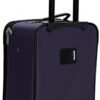 Rockland Fashion Expandable Softside Upright Luggage Set, Purple, 2-Piece (14/19) - Image 3
