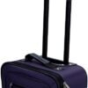 Rockland Fashion Expandable Softside Upright Luggage Set, Purple, 2-Piece (14/19) - Image 13