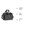 BAFASO Large Cosmetic Bag Makeup Bag with Adjustable Dividers, Travel Makeup Case Holds Cosmetics and Hair Supplies, Black - Image 8