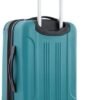 Travelers Club Chicago Hardside Expandable Spinner Luggages, Teal, 20" Carry-On - Image 3