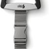 Eat Smart SmartGrip Portable Instant Read Digital Handheld Luggage Scale, Compact, Easy to Read, Lightweight, Durable, High 110 lb Capacity, Battery Included, Silver
