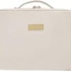 Portable Large Capacity Cosmetic Bag, Skincare Products, Makeup Brush Storage Bag, Double Layer Makeup Bag (Upgraded-White) - Image 9