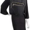 Kenneth Cole REACTION Women's Chelsea Chevron 15" Laptop and Tablet Backpack, Black - Image 10