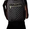 Kenneth Cole REACTION Women's Chelsea Chevron 15" Laptop and Tablet Backpack, Black - Image 11
