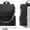 Womens Backpack Purse Leather Anti-theft Large Fashion Designer Travel Bag Ladies Shoulder Bags - Image 3