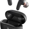 Skullcandy Rail In-Ear Wireless Earbuds, 42 Hr Battery, Skull-iQ, Alexa Enabled, Microphone, Works with iPhone Android and Bluetooth Devices - Black