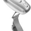 Smart Weigh Digital Portable Luggage Scale, 50kg /110lbs Capacity, with EZ Grip Handle, Travel Hanging Scale w/Strap, Bag Weight Gadget w/Tare Function for Suitcases, Batteries Included, Silver