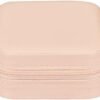 LETURE PU Leather Small Jewelry Box, Travel Portable Jewelry Case for Ring, Pendant, Earring, Necklace, Bracelet Organizer Storage Holder Boxes (Pink) - Image 8