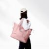 NPBAG Women Travel Duffel Bag, Large Expandable Weekender Carry-on Tote, Gym Workout Bag, Overnight Bag, Mommy Hospital Bag for Labor and Delivery - Image 7