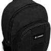 Everest Luggage Backpack with Front and Side Pockets, Black, Large