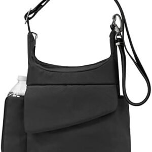 Travelon Women's Messenger Bag, Black, One Size
