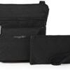 Baggallini Pocket Crossbody Bags for Women - 8x8 inch RFID Crossbody Purse - Water-resistant Lightweight Small Handbag