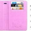 2 Pack Passport Holder Women Passport Cover Wallet Case Premium PU Leather Travel Accessories for women Men Family (Dark Blue & Pink) - Image 2