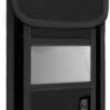 Travel Neck Wallet with RFID Blocking – Passport Holder Organizer Neck Pouch – Portable Easy to Conceal Travel Pouch (PVC Black)