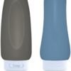 Dot&Dot Leak Proof Travel Bottles for Toiletries - 4 Pack Silicone Travel Toiletry Bottles - Travel Shampoo and Conditioner Bottles with TSA Quart Bag - 3 oz Travel Size Bottles - Image 5