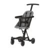 Lightweight and Compact Coast Rider Stroller with One Hand Easy Fold, Adjustable Handles and Soft Ride Wheels, Grey & Evolur Cruise Rider Mesh Storage Basket, Black - Image 2