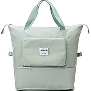 Foldable Travel Large Capacity Folding Travel Bag, Travel Lightweight Waterproof Carry Bag For Women Grey