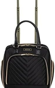 Kenneth Cole REACTION Chelsea Chevron Quilted Luggage, Black, Underseater