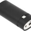 2x18650 DIY Power Bank, Safe Fashionable Portable Reliable USB Power Bank Lightweight Universal for Smartphone (Black) - Image 4