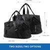 BAGSMART Gym Bag for Women, Carry on Weekender Overnight Bag, Travel Duffel Bags with Trolley Sleeve, Personal Item Travel Bag Tote Bag Workout Dance Bag, Black-Medium - Image 6