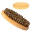 Small Beard Brush for Men | Bamboo, Compact and Lightweight | Travel Beard Brush Soft | Easy to Clean and Maintain | Great for Christmas Gift