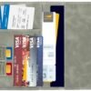 Passport Holder Cover Travel Wallet Organiser with RFID Protection, Credit Card Case, PU Leather for Men & Women (Grey) - Image 6