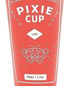 Pixie Menstrual Cup Lube - Make it Easy to Insert Your Period Cups - All Natural Water Based Lubricant - Very Useful for Menstrual Disc Users (1.7 Ounces)