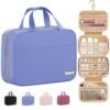 HOTOR Travel Toiletry Bag - Toiletry Bag w/Hanging Hook - Spacious Toiletry Bag for Women & Men, Makeup Bag/Big Comparment, Waterproof for Travel Accessories, Travel Essentials, Medium, Aegean-Blue