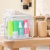 PACKISM TSA Approved Toiletry Bottles - 9 Pack Leakproof 3.4oz Silicone Travel Bottles for Toiletries, Travel Accessories with Clear Makeup Bags for Shampoo Conditioner Lotion Body Wash BPA Free - Image 6