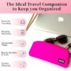 KUSSHI Neoprene Zipper Makeup Brush Pouch and Travel Pencil Case for Beauty Tools, Pencils, Brushes & Small Accessories - Makeup Brush Bag Pouch for Organization and Travel Items - Image 3