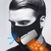 Fashion Electric Face Masks with Exhaust Fan,Discharges Heat and Fog,Make Breathing Easier,for Running,Cycling,Travel,Training,Party,Anti-odor,Outdoor Sports