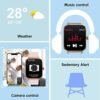 Smartwatch with Full Touch Screen, Text & Call, GPS, Sports Modes for Android & iOS - Pink - Image 6