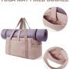 BAGSMART Large Gym Bag with Yoga Mat Buckle, Weekender Overnight Bag for Women, Travel Duffle Bag for Travel Essentials, Carry On Tote Bag Hospital Bag for Labor and Delivery - Image 4