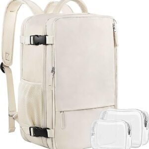 Large Travel Backpack for Women, 40L Carry On Backpack, 17 Inch Laptop Waterproof Casual Backpack, College Bookbag, Backpack for Women, as Person Item Flight Approved