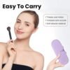 Silicone Makeup Brush Holder Travel Case - Compact and Versatile Makeup Brush Travel Case - Durable and Easy to Clean - Stylish Solution for Makeup Brush Storage - Image 7