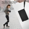 BOACAY Travel Wallet & Passport Holder - Slim Document Organizer for Women & Men - Waterproof Case for Cards, Boarding Passes, Key with Wristlet - Image 7