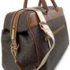 Michael Kors Travel Large Duffle/Weekender Bag With Trolley Sleeve (Brown) - Image 3