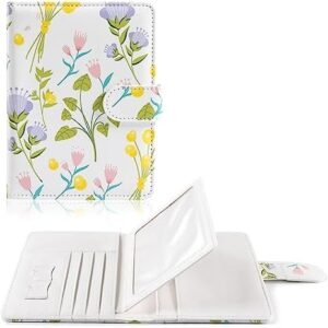 CoBak Passport Holder with Card Slots - Cute & Waterproof! RFID Blocking Travel Wallet for Men & Women.