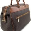 Michael Kors Travel Large Duffle/Weekender Bag With Trolley Sleeve (Brown) - Image 6