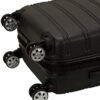 Rockland Melbourne Hardside Expandable Spinner Wheel Luggage, Black, Carry-On 20-Inch - Image 7
